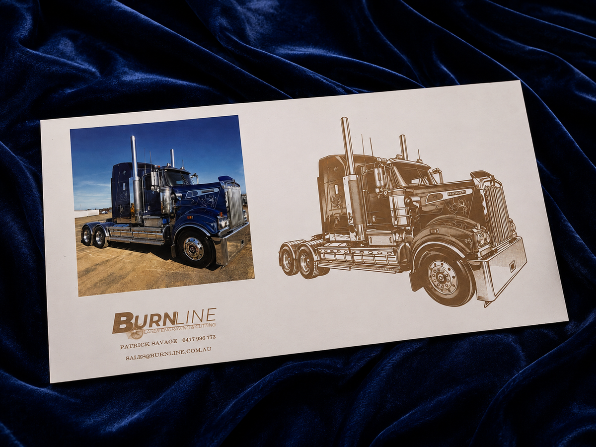 Custom Truck Portrait – Created From Your Photograph