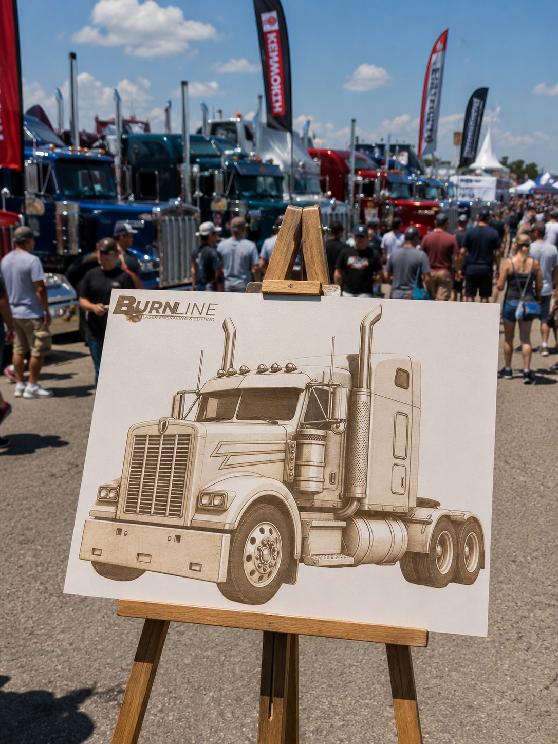 Custom Truck Portrait – Created From Your Photograph
